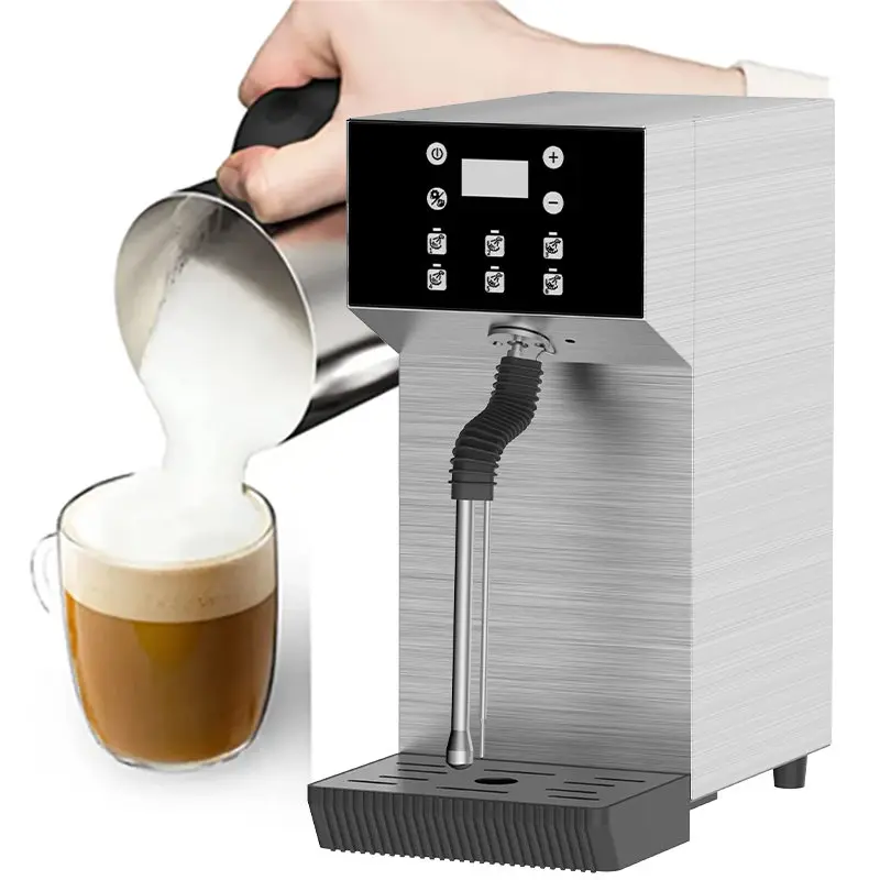 Коммерческий настольный вспениватель молока 5 л из нержавеющей стали, электрический автоматический подогреватель и вспениватель молока, оборудование для напитков
Коммерческий настольный вспениватель молока 5 л из нержавеющей стали, электрический автоматический подогреватель и вспениватель молока, оборудование для напитков