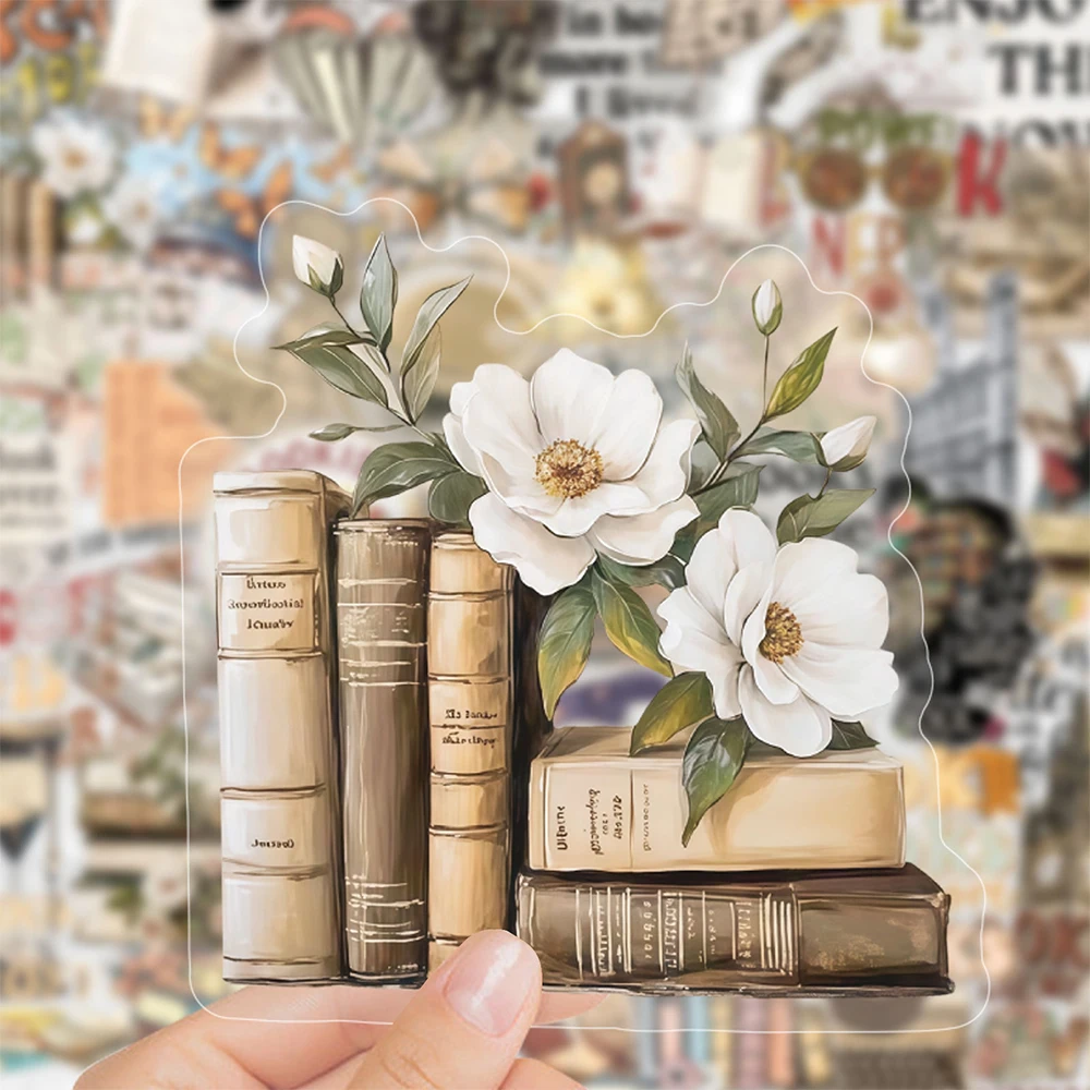 10/30/50pcs Retro Book Reading Aesthetic Cartoon Stickers for Stationery Suitcase Notebook Phone Waterproof Graffiti Sticker Toy
10/30/50pcs Retro Book Reading Aesthetic Cartoon Stickers for Stationery Suitcase Notebook Phone Waterproof Graffiti Sticker Toy