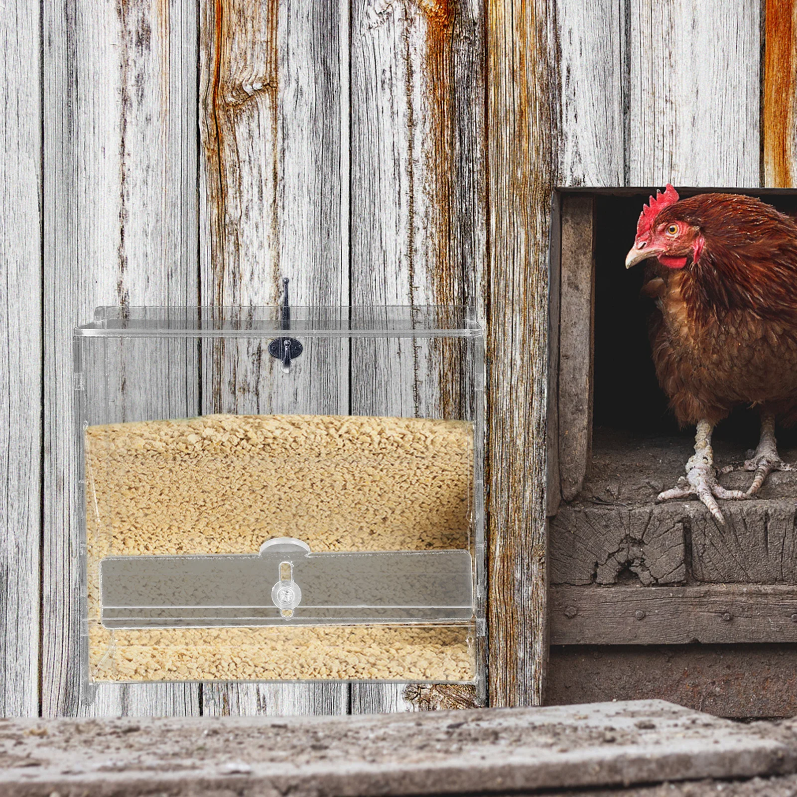 Automatic Chicken Acrylic Trough Parrot Bird Food Holder Pet Food Holder Clear Dispenser Durable Pet Supplies Feeding
Automatic Chicken Acrylic Trough Parrot Bird Food Holder Pet Food Holder Clear Dispenser Durable Pet Supplies Feeding