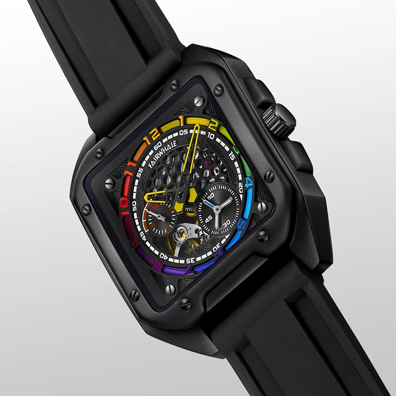 Mark Fairwhale Men's Luminous Skeleton Design Automatic Mechanical Watch 30M Waterproof Silicone Strap Top Clock
Mark Fairwhale Men's Luminous Skeleton Design Automatic Mechanical Watch 30M Waterproof Silicone Strap Top Clock