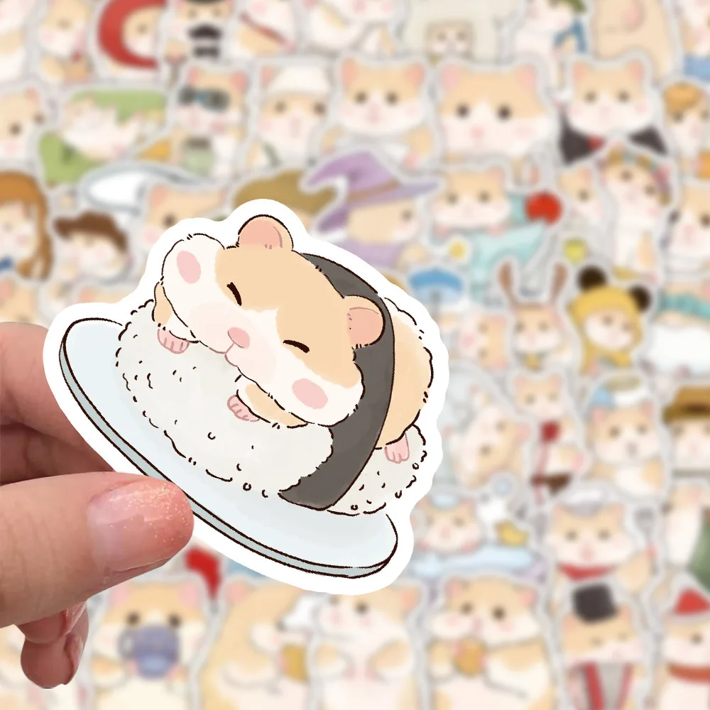 10/60PCS Cute Creative Pet Hamsters Graffiti Stickers Kawaii Hamsters Cartoon Decal Notebook Phone Guitar Waterproof Sticker
10/60PCS Cute Creative Pet Hamsters Graffiti Stickers Kawaii Hamsters Cartoon Decal Notebook Phone Guitar Waterproof Sticker