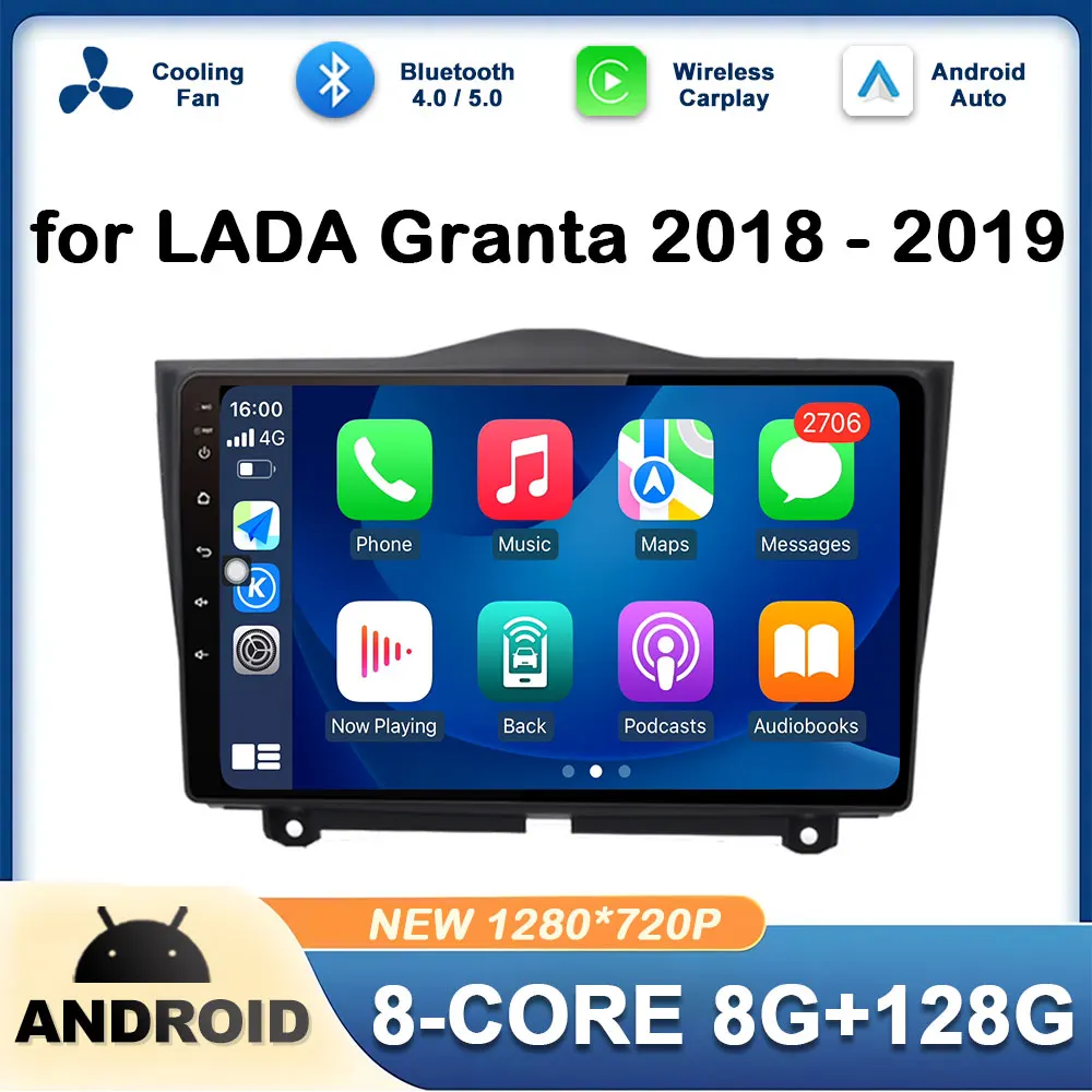 for LADA Granta 2018 - 2019 DSP Stereo Wireless Carplay Head Unit Car Radio Audio Player GPS Navigation Smart System Accessories
for LADA Granta 2018 - 2019 DSP Stereo Wireless Carplay Head Unit Car Radio Audio Player GPS Navigation Smart System Accessories