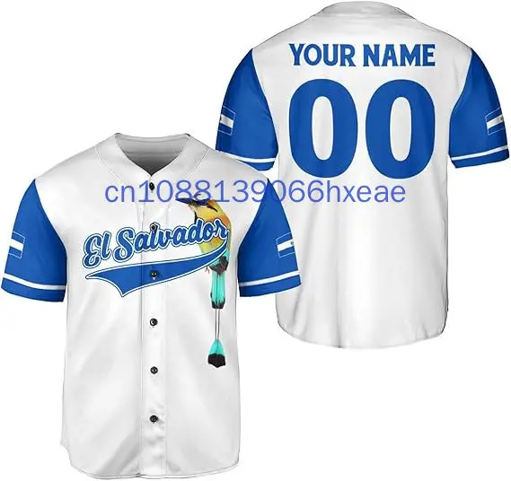 2025 Free Customization of El Salvador Baseball Jersey New 3D Printed Men's and Women's Casual Fashion Street Shirts
2025 Free Customization of El Salvador Baseball Jersey New 3D Printed Men's and Women's Casual Fashion Street Shirts