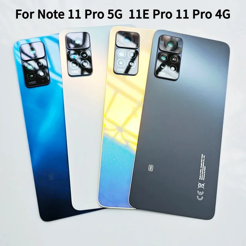 For Redmi Note 11 Pro 5G / 11E Pro Battery Cover Door Rear Glass Housing Case Back Camera Lens Replacement
For Redmi Note 11 Pro 5G / 11E Pro Battery Cover Door Rear Glass Housing Case Back Camera Lens Replacement