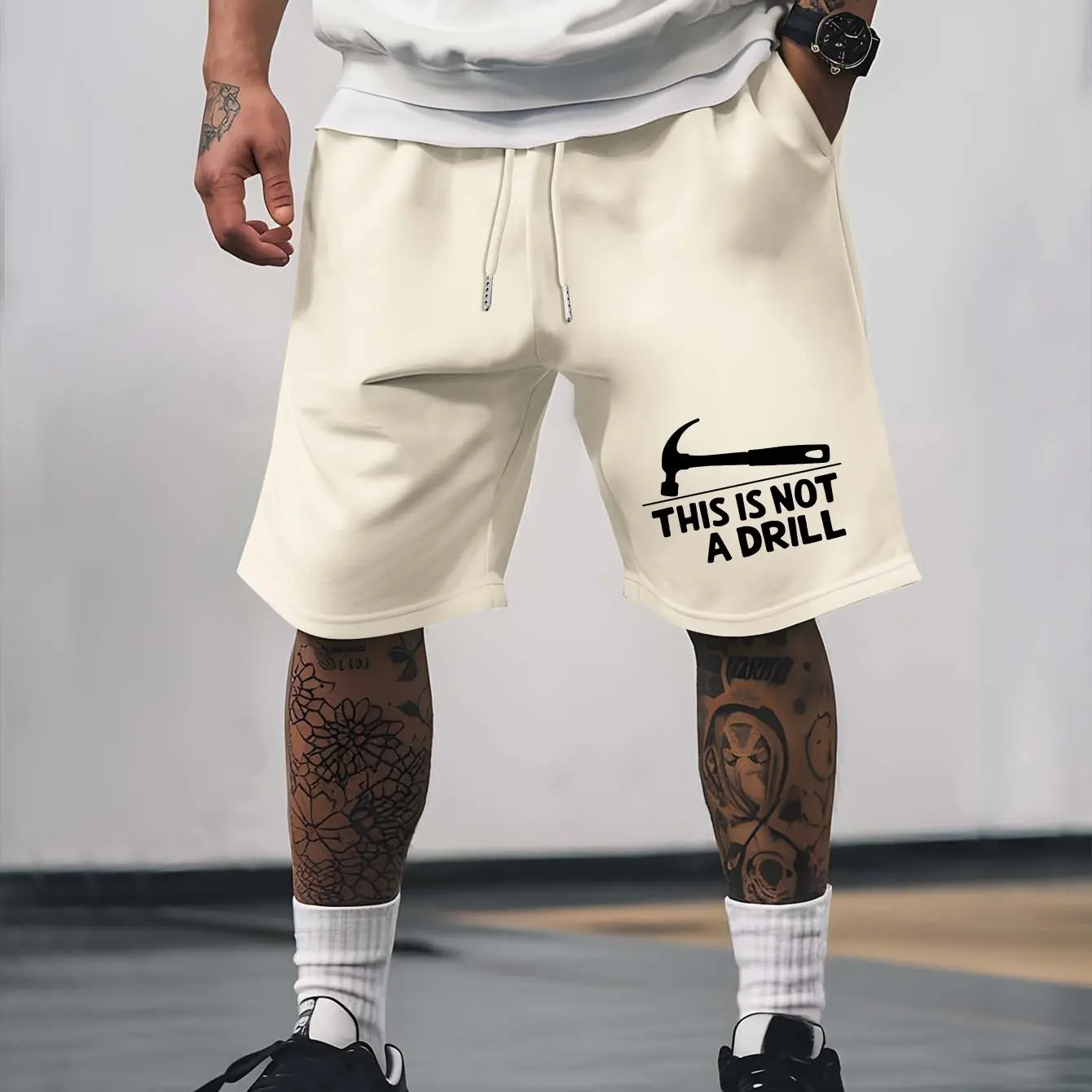 Men's Casual Solid Color Shorts with Drawstring Waistband Design, Perfect for Summer Beach Vacations
Men's Casual Solid Color Shorts with Drawstring Waistband Design, Perfect for Summer Beach Vacations