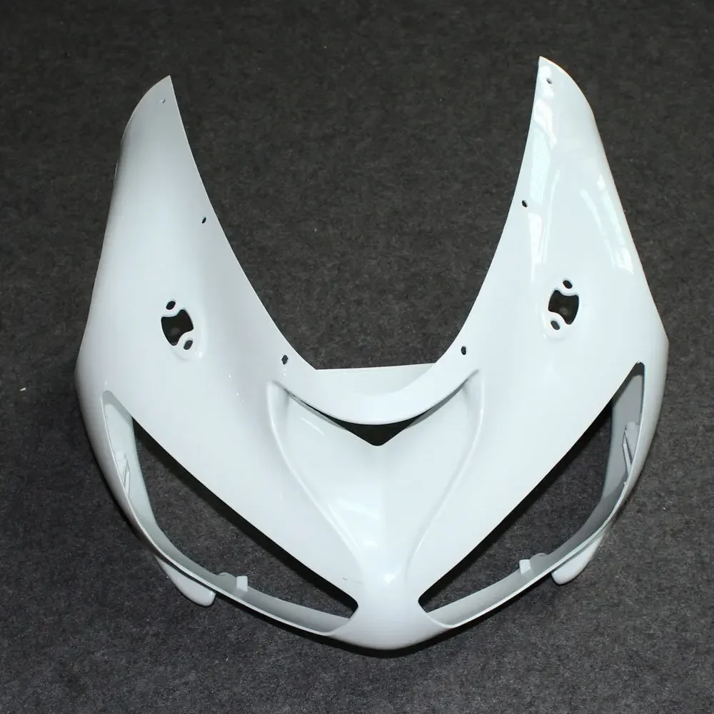 Motorcycle Unpaint White Injection Fairing Motorcycle Front Upper nose fairing for KAWASAKI Ninja 636 ZX-6R 2005 - 2006
Motorcycle Unpaint White Injection Fairing Motorcycle Front Upper nose fairing for KAWASAKI Ninja 636 ZX-6R 2005 - 2006