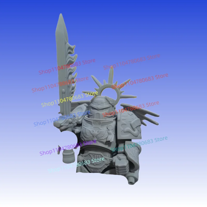 MOC Minifigure Unpainted Version Heavy Armor Warrior Assembly Model Ornament, Anime Game Character Toy Gift Action Figure
MOC Minifigure Unpainted Version Heavy Armor Warrior Assembly Model Ornament, Anime Game Character Toy Gift Action Figure