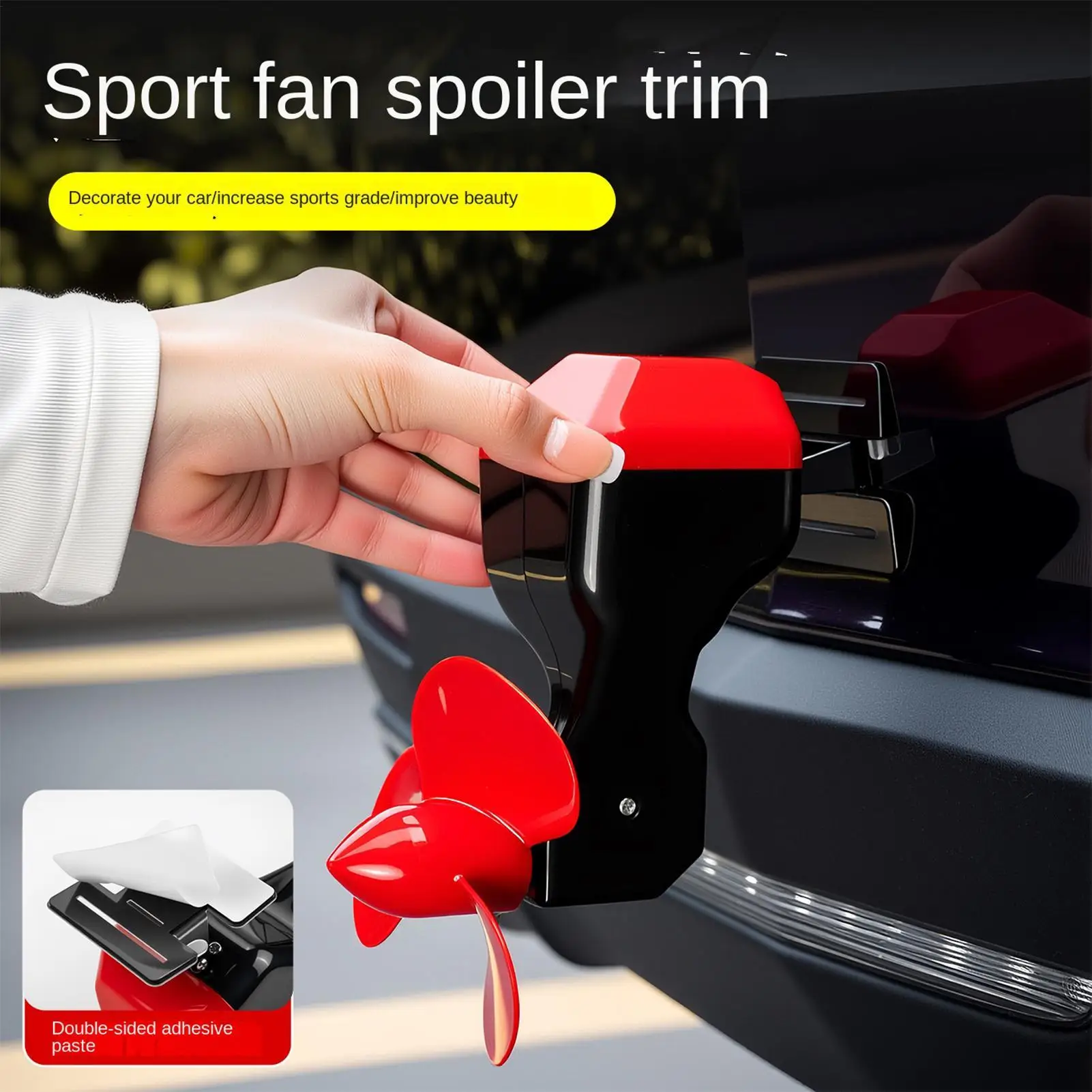 Tail Decor For Car Propeller Shaped Vehicle Trunk Ornament Motorcycle Tail Ornament For Sedan Automotive Truck SUV Outdoor
Tail Decor For Car Propeller Shaped Vehicle Trunk Ornament Motorcycle Tail Ornament For Sedan Automotive Truck SUV Outdoor