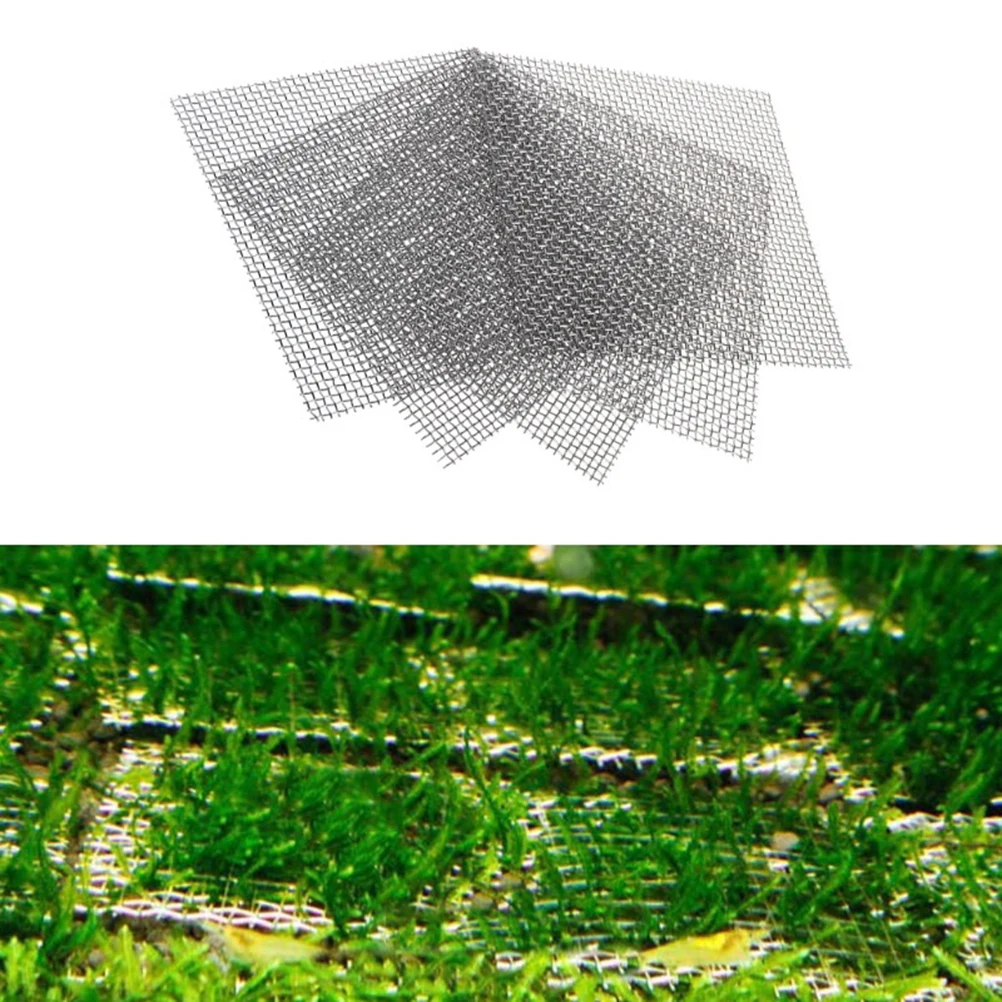 10 pcs Stainless Steel Mesh Square Plant Pads for Fish Tank Aquarium Wire Net Moss Met Grass Fixed Net Decorative Background Pet
10 pcs Stainless Steel Mesh Square Plant Pads for Fish Tank Aquarium Wire Net Moss Met Grass Fixed Net Decorative Background Pet