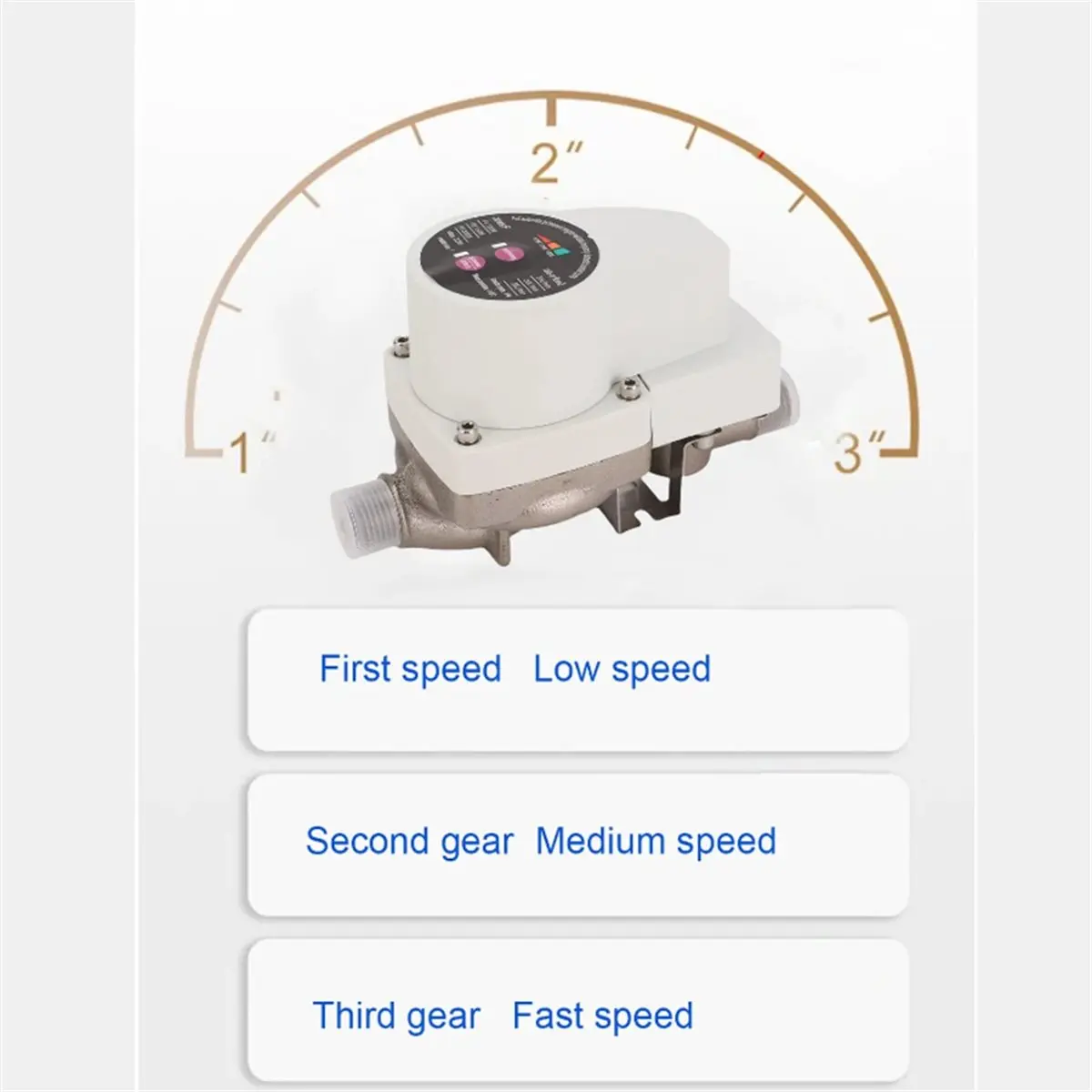 COFA Water Pressure Booster Pump Automatic Quiet 3 Speeds Brushless Motor Water Booster Pump for Faucets Boilers Showers EU
COFA Water Pressure Booster Pump Automatic Quiet 3 Speeds Brushless Motor Water Booster Pump for Faucets Boilers Showers EU