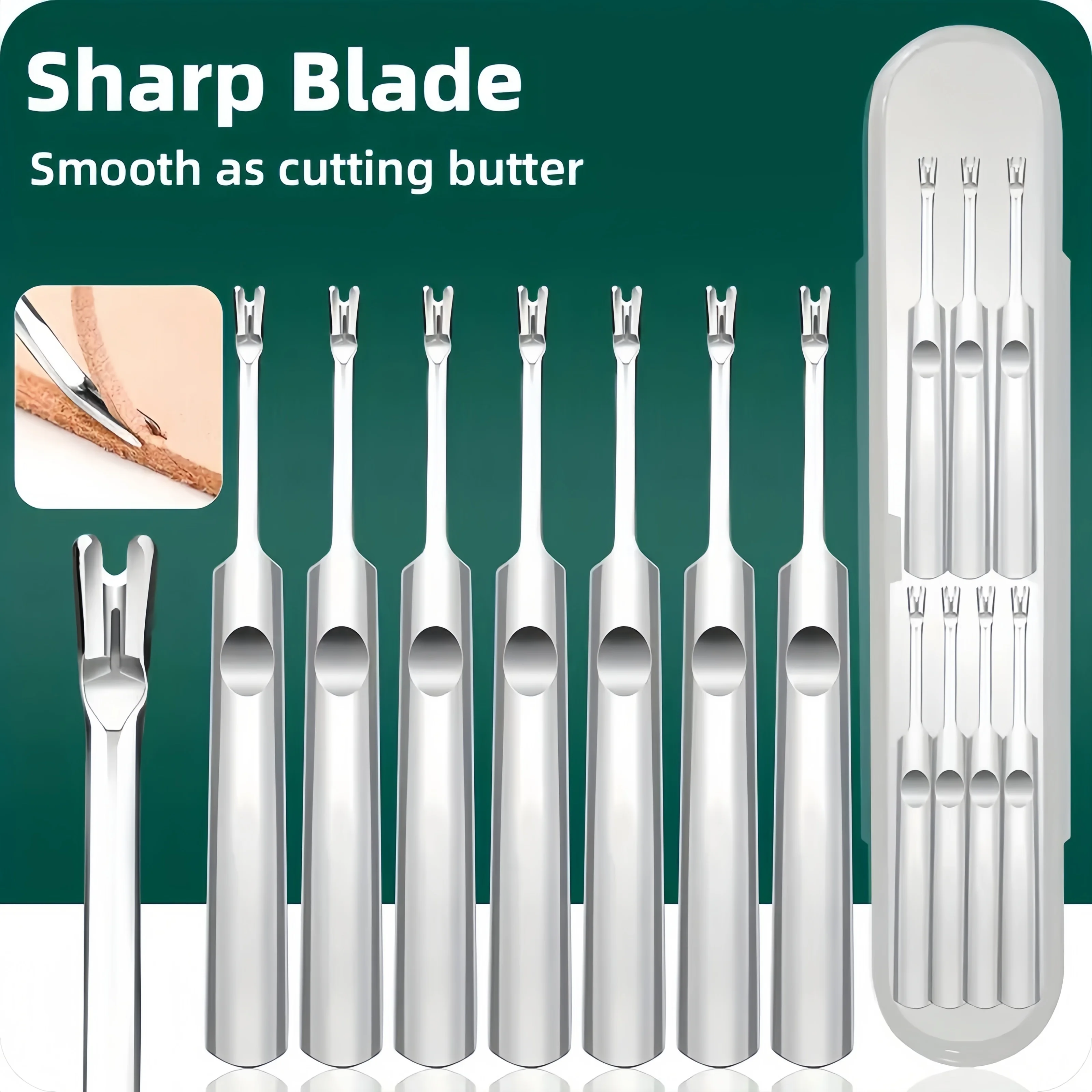 Набор из 1/4/6 шт. профессиональных инструментов для удаления омертвевшей кожи и кутикулы из нержавеющей стали для маникюра и педикюра
Набор из 1/4/6 шт. профессиональных инструментов для удаления омертвевшей кожи и кутикулы из нержавеющей стали для маникюра и педикюра