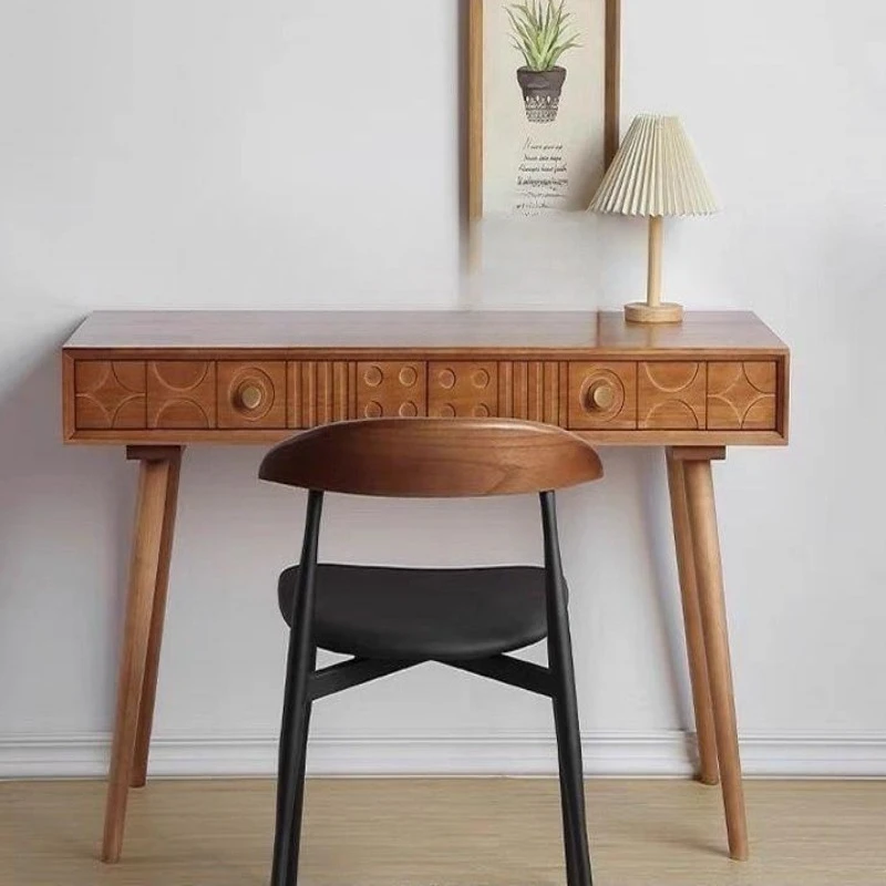 Solid wood desk Bedroom Bedside workbench Student study table Small apartment computer desk Desktop
Solid wood desk Bedroom Bedside workbench Student study table Small apartment computer desk Desktop