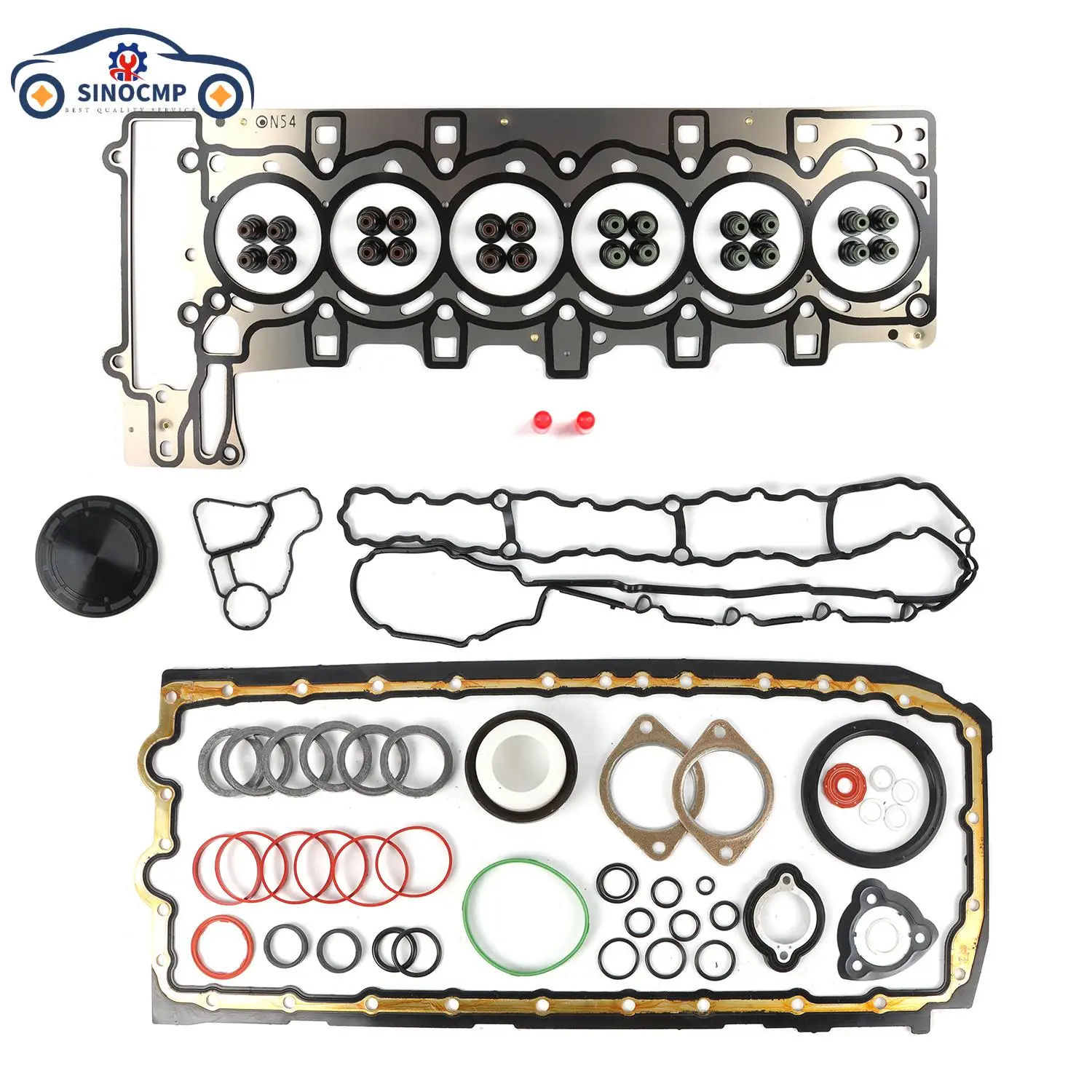 11127557265 11137548031 N54B30 Engine Rebuilding Gasket Kit For BMW 135i 335i 535i 740i E60 E92 E89 E71 X6 Z4 3.0L L6 Car Parts
11127557265 11137548031 N54B30 Engine Rebuilding Gasket Kit For BMW 135i 335i 535i 740i E60 E92 E89 E71 X6 Z4 3.0L L6 Car Parts