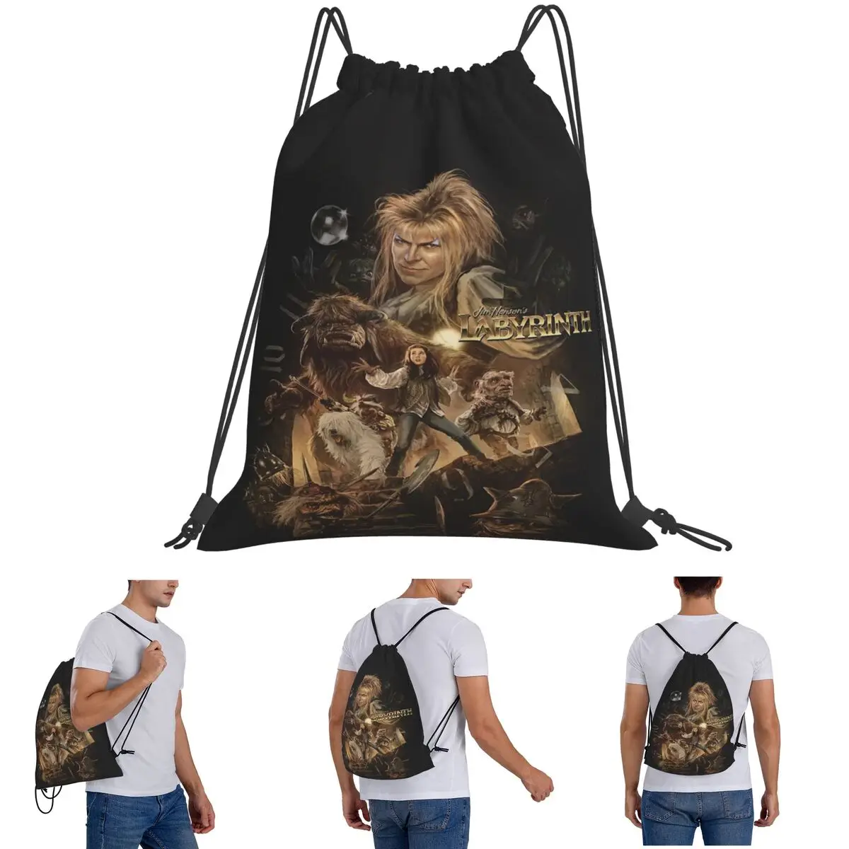 Return To Thra Labyrinth Movie Backpacks Fashion Drawstring Bags Sports Bag Book Bags for Travel School
Return To Thra Labyrinth Movie Backpacks Fashion Drawstring Bags Sports Bag Book Bags for Travel School