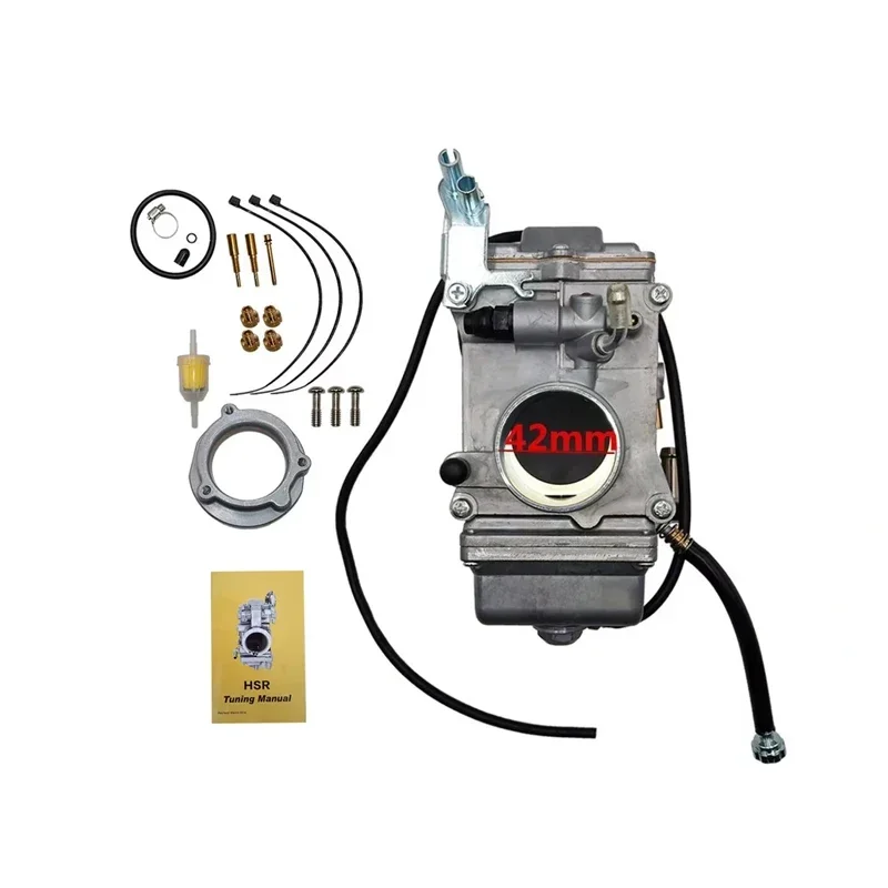 HSR42mm Carburetor Fits For HSR42 TM42 Evo Twin Cam Carb
HSR42mm Carburetor Fits For HSR42 TM42 Evo Twin Cam Carb