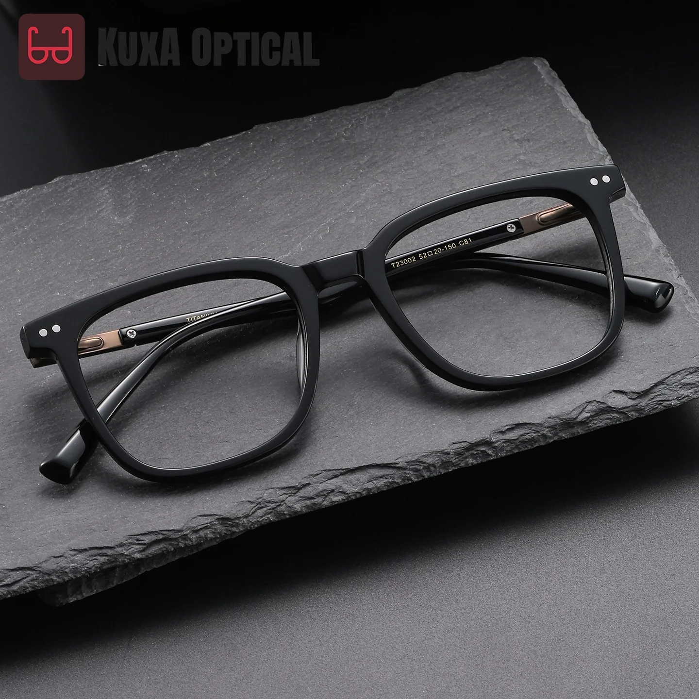 XUKA Fashion Trendy Luxury Pure Titanium Acetate Retro Ultra Light Men Square Glasses High Quality Eyeglasses Frame T23002
XUKA Fashion Trendy Luxury Pure Titanium Acetate Retro Ultra Light Men Square Glasses High Quality Eyeglasses Frame T23002