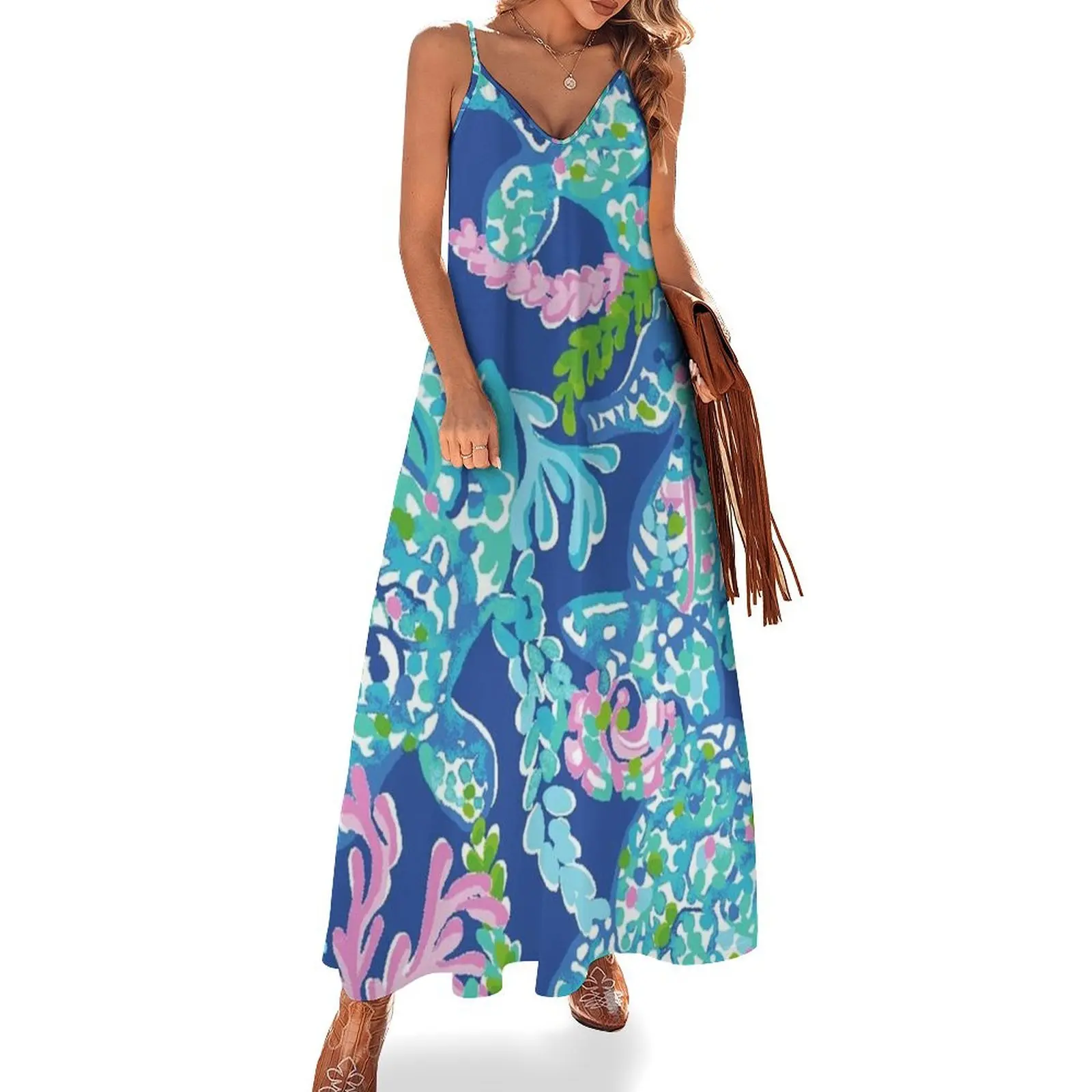 Ocean Turtles Lily Holidays Sleeveless Dress luxury evening dresses 2025 Bride dresses sexy dress Dress
Ocean Turtles Lily Holidays Sleeveless Dress luxury evening dresses 2025 Bride dresses sexy dress Dress