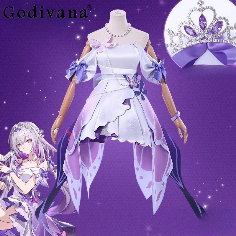 Railway Concert Cos Dress Set for Women Two Dimensional Game Sweet Cosplay Costume Dress Female Halloween Full Set
Railway Concert Cos Dress Set for Women Two Dimensional Game Sweet Cosplay Costume Dress Female Halloween Full Set