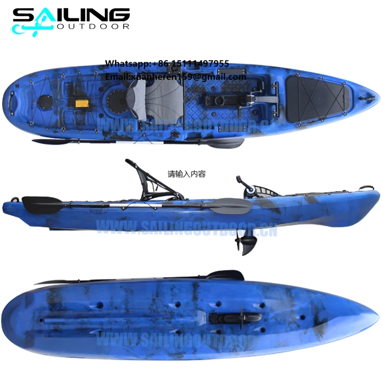 Made in China 13FT Ocean Pedal Fishing Kayak Water Bike Pedals Boat With Propeller Canoe
Made in China 13FT Ocean Pedal Fishing Kayak Water Bike Pedals Boat With Propeller Canoe