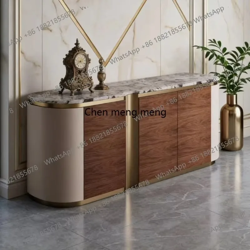 RR Modern retro style solid wood dining side cabinet, household living room medieval storage cabinet, marble side cabinet
RR Modern retro style solid wood dining side cabinet, household living room medieval storage cabinet, marble side cabinet