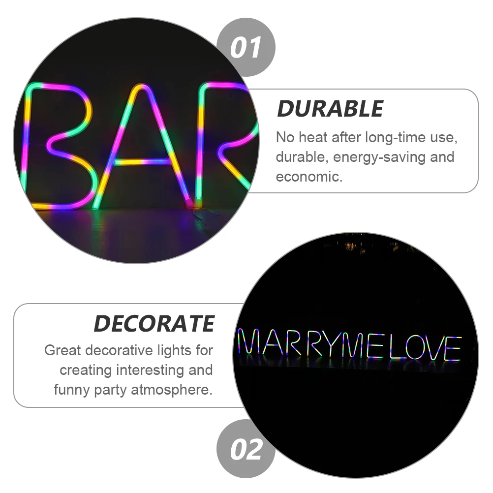 Letter Light Glow Wedding Number Night LED Neon Sign Ornament Lamp Indoor Decorative
Letter Light Glow Wedding Number Night LED Neon Sign Ornament Lamp Indoor Decorative