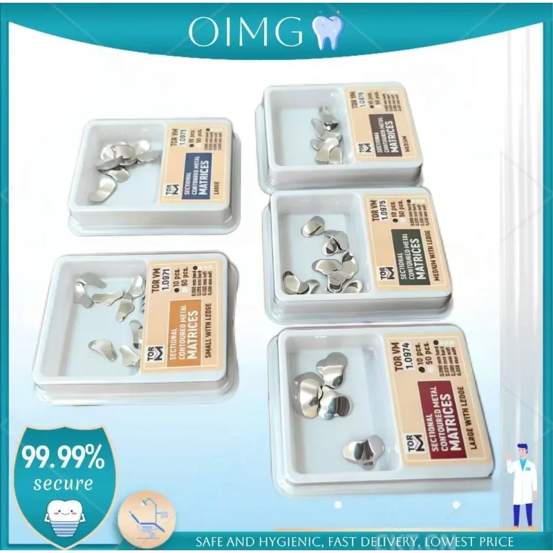 Dental 100PCS Matrix Sectional Contoured Matrices Band Kit Metal Rings Dentistry Matriz Materials Teeth Orthodontic Forming
Dental 100PCS Matrix Sectional Contoured Matrices Band Kit Metal Rings Dentistry Matriz Materials Teeth Orthodontic Forming