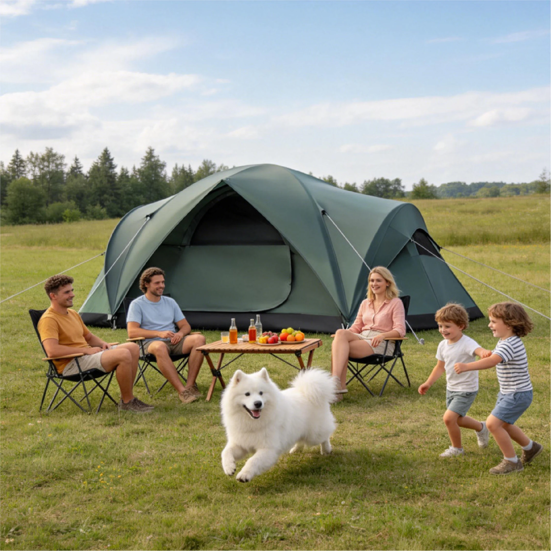 Outdoor Camping Tent Rainproof 4-6 Person Family Extra Large Camping Equipment Outdoor Residence Tent
Outdoor Camping Tent Rainproof 4-6 Person Family Extra Large Camping Equipment Outdoor Residence Tent