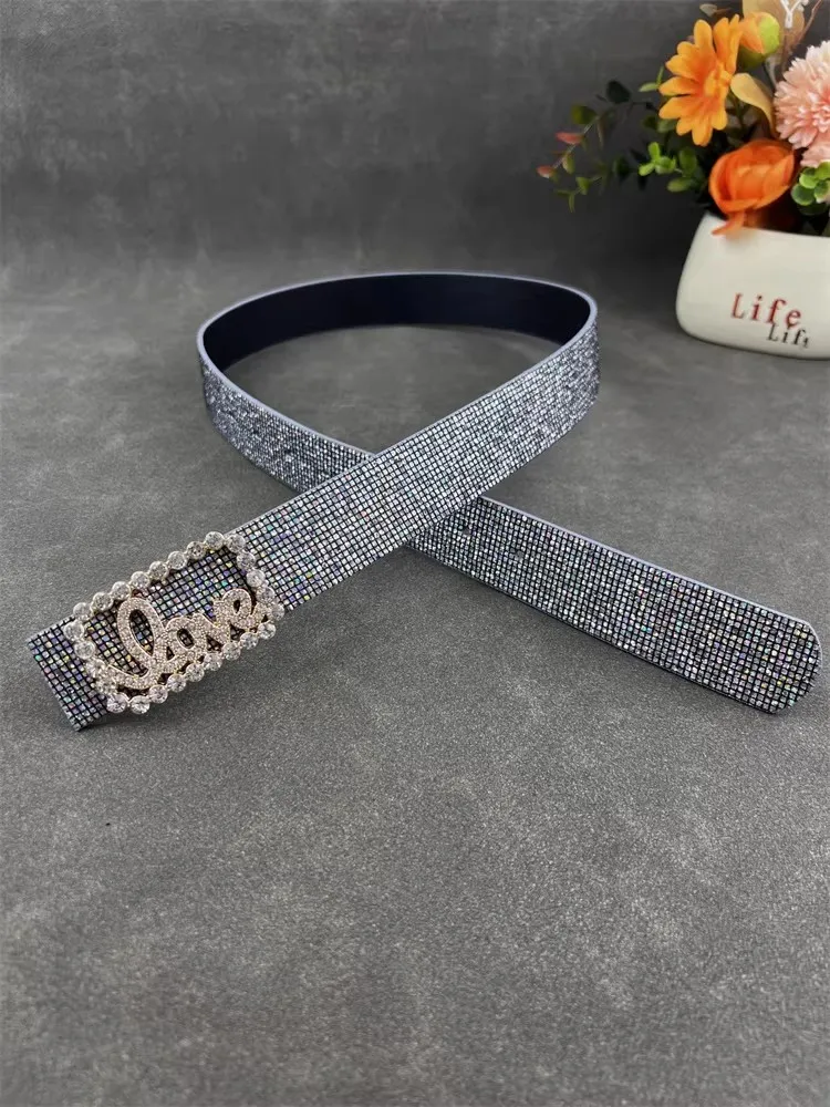 Women's Vintage Diamonds Love Buckle Shiny Corset Female Cummerbund Coat Waistband Dress Decration Wide Belt J857
Women's Vintage Diamonds Love Buckle Shiny Corset Female Cummerbund Coat Waistband Dress Decration Wide Belt J857