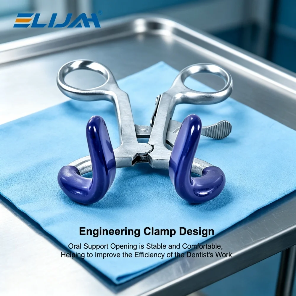 ELIJAH Dental Mouth Retractor Stainless Steel Autoclavable 3 Sizes Soft Rubber Tips Lockable Autoclavable for Dental Surgery
ELIJAH Dental Mouth Retractor Stainless Steel Autoclavable 3 Sizes Soft Rubber Tips Lockable Autoclavable for Dental Surgery