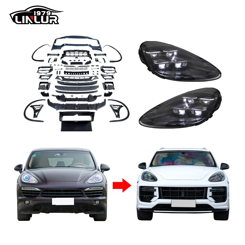 Car Bodykit 2011-2014 958 & 958.1 Front Bumper Upgrade To 2024 2025 Turbo GT Style Body Kit For Porsche Cayenne 958
Car Bodykit 2011-2014 958 & 958.1 Front Bumper Upgrade To 2024 2025 Turbo GT Style Body Kit For Porsche Cayenne 958