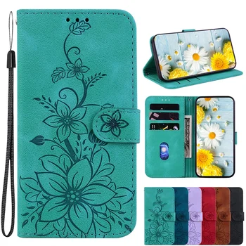 Leather Phone Case For Samsung Galaxy A56 A55 A54 A53 A52 A35 A36 A34 A42 A32 A25 A23 A14 A15 A12 A16 5G Card Slot Wallet Cover