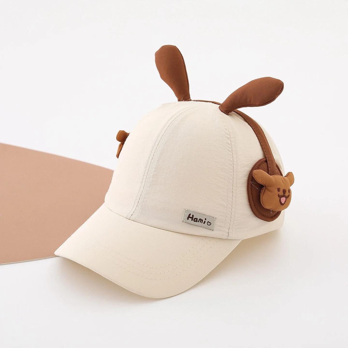 Children's functional sport headphones with animal ear design, letter logo quick-drying baseball cap, suitable for outdoor use
Children's functional sport headphones with animal ear design, letter logo quick-drying baseball cap, suitable for outdoor use