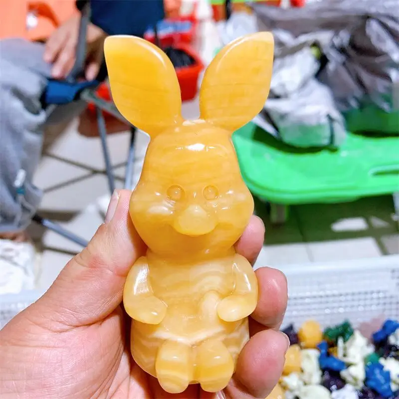 Natural Yellow Calcite Cartoon Carving Powerful Animal Figurine Energy Crafts Fashion Fengshui Home Decoration Gift 1pcs
Natural Yellow Calcite Cartoon Carving Powerful Animal Figurine Energy Crafts Fashion Fengshui Home Decoration Gift 1pcs