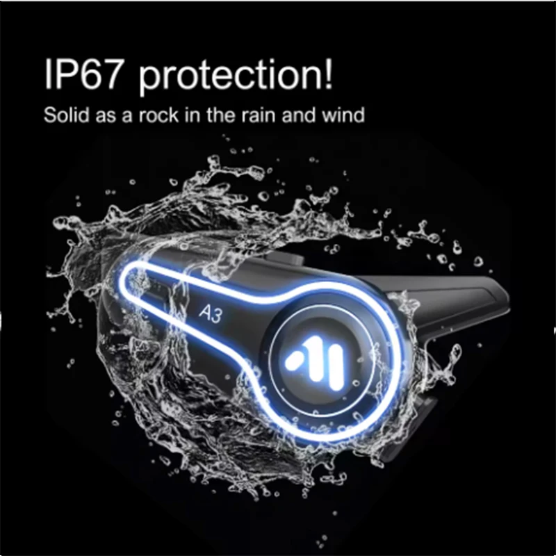 A3 New Motorcycle Helmet Bluetooth Headset Noise Reduction Waterproof Wireless 5.4 Music Player HIFI RGB Light 1000mAh Battery
A3 New Motorcycle Helmet Bluetooth Headset Noise Reduction Waterproof Wireless 5.4 Music Player HIFI RGB Light 1000mAh Battery