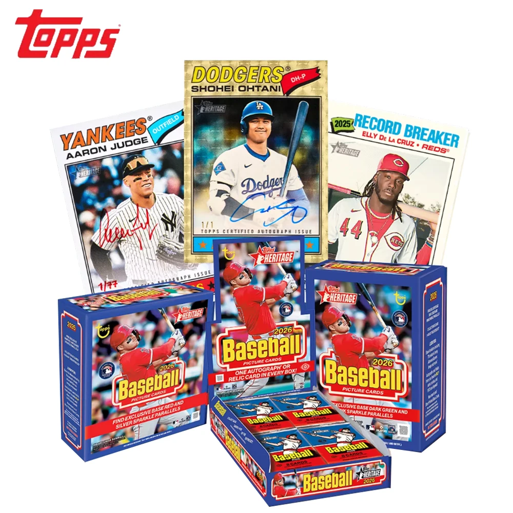 Genuine Topps 2026 Heritage Baseball Hobby/Value/Mega Series Star Card Collection Card Holiday Gifts
Genuine Topps 2026 Heritage Baseball Hobby/Value/Mega Series Star Card Collection Card Holiday Gifts