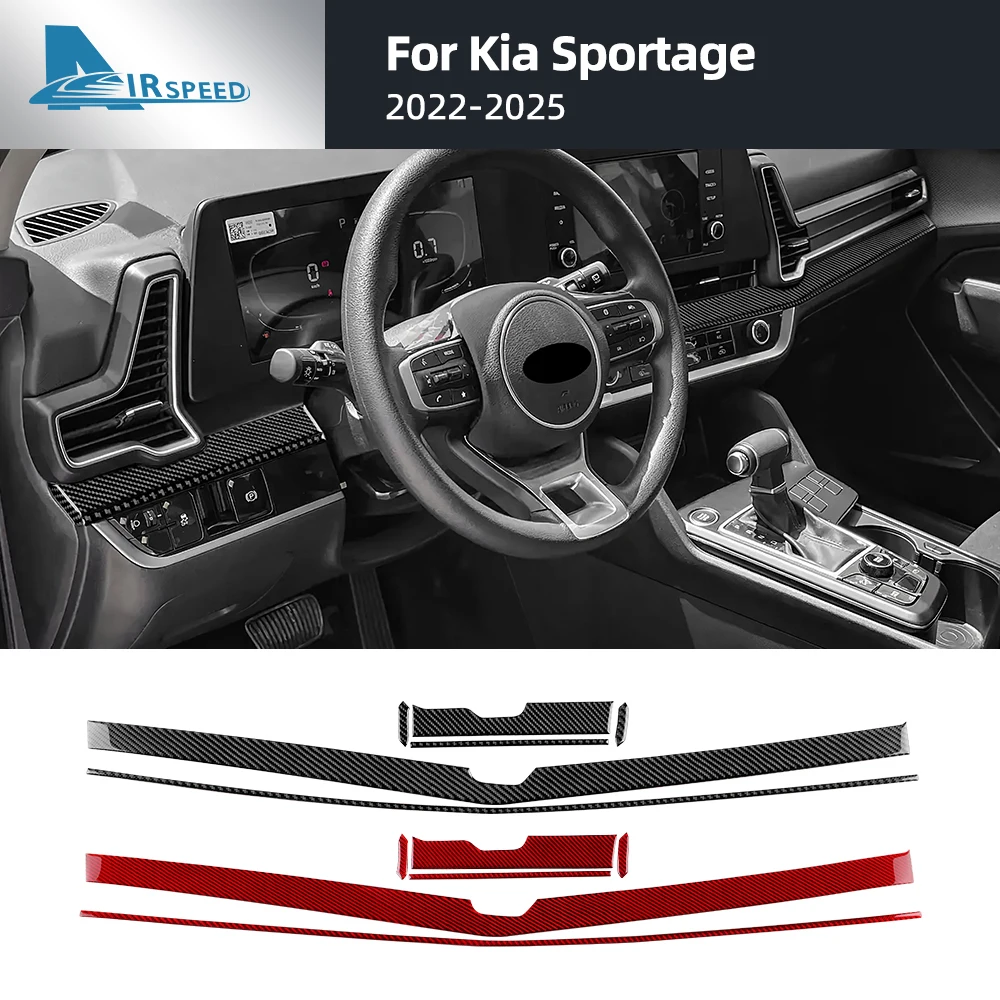 Для Kia Sportage 2022 2023 2024 2025 настоящая мягкая наклейка из углеродного волокна LHD RHD автомобильная полоса приборов панель аксессуары для интерьера
Для Kia Sportage 2022 2023 2024 2025 настоящая мягкая наклейка из углеродного волокна LHD RHD автомобильная полоса приборов панель аксессуары для интерьера