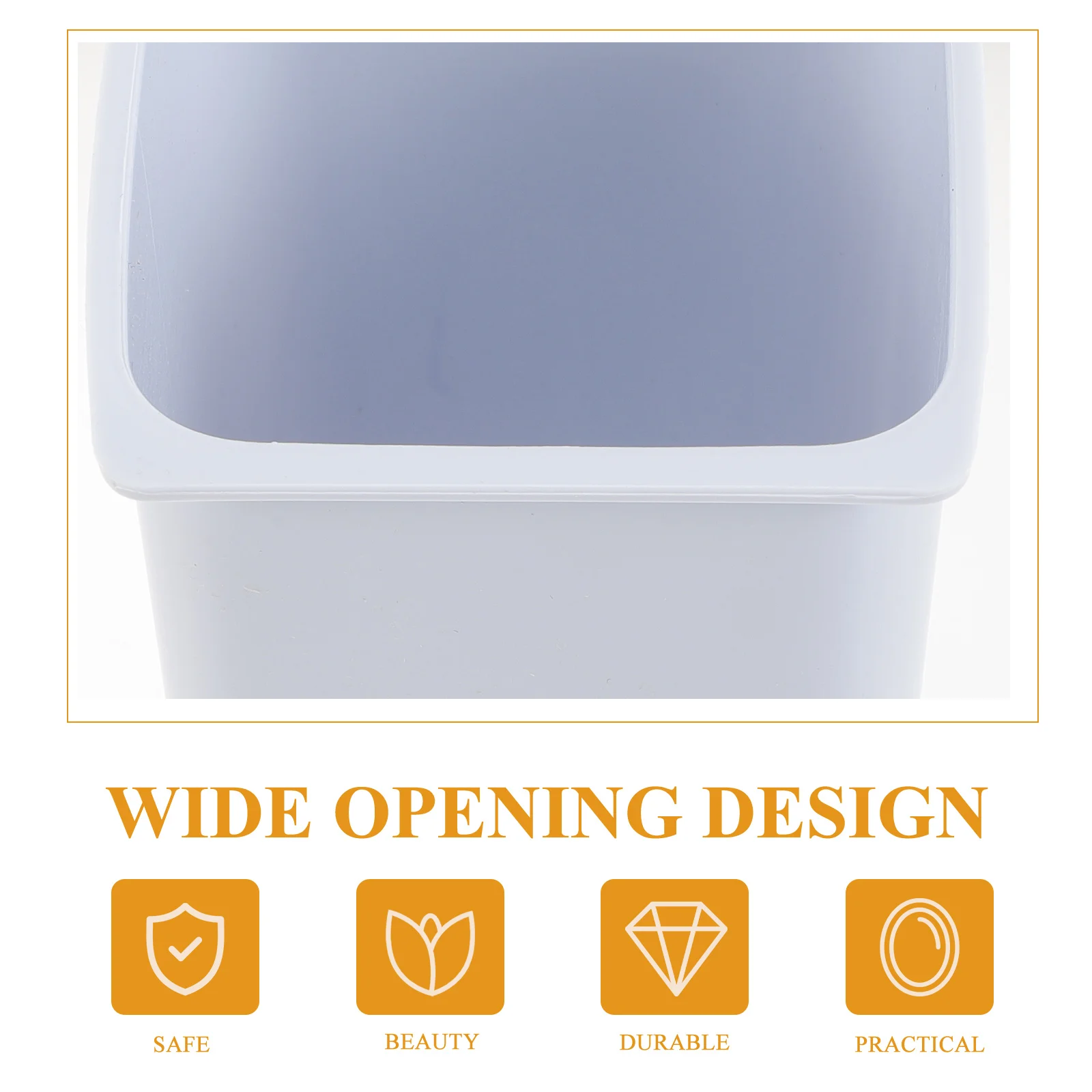 4Pcs Miniature Desktop Trash Cans Clamshell Garbage Bins Wide Mouth Design Small Convenient Countertop Waste Bin
4Pcs Miniature Desktop Trash Cans Clamshell Garbage Bins Wide Mouth Design Small Convenient Countertop Waste Bin