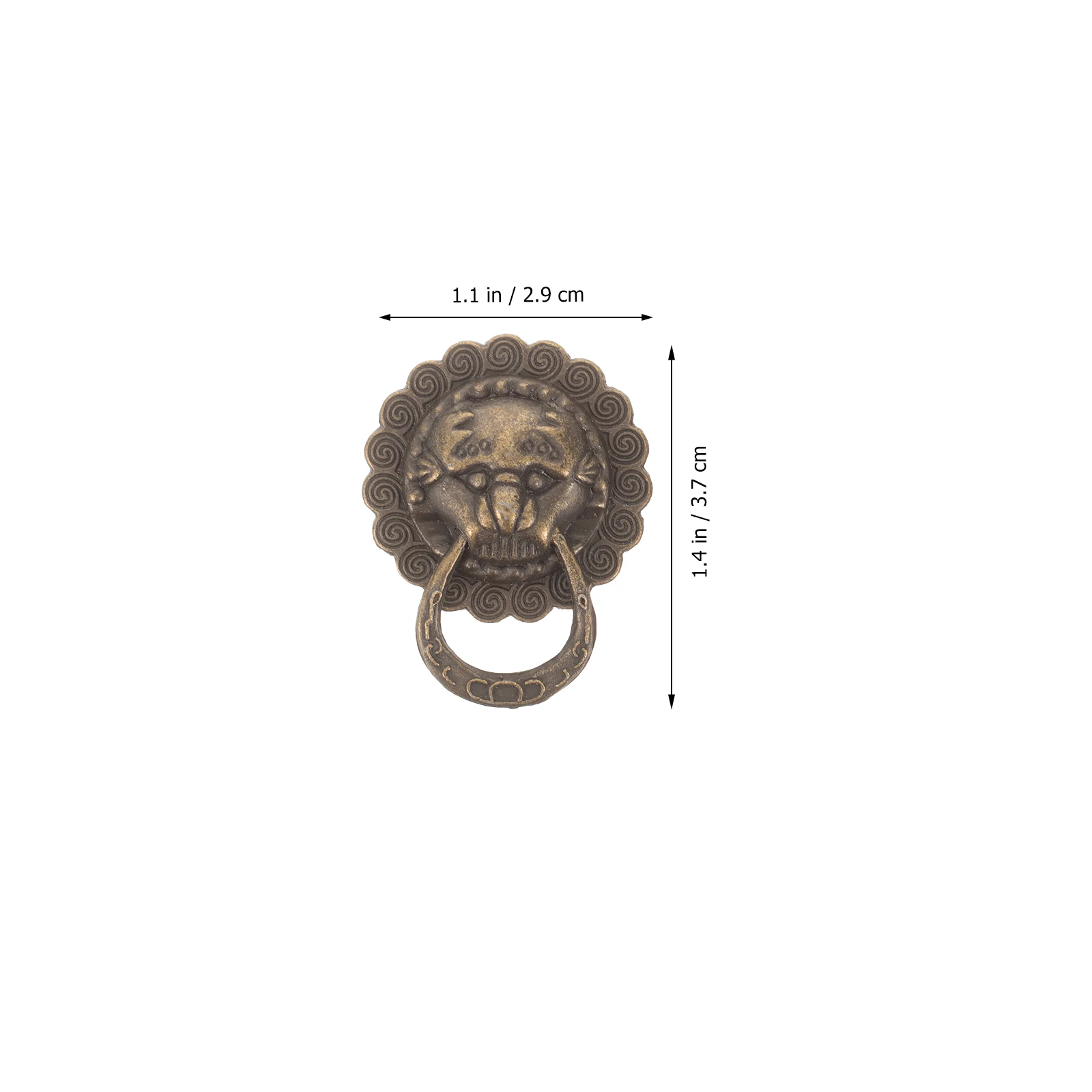 10Pcs Lion Cabinet Pulls Bronze Decorative Handle Meticulous Workmanship Tin Alloy Door Knob Corrosion Resistant Fading
10Pcs Lion Cabinet Pulls Bronze Decorative Handle Meticulous Workmanship Tin Alloy Door Knob Corrosion Resistant Fading
