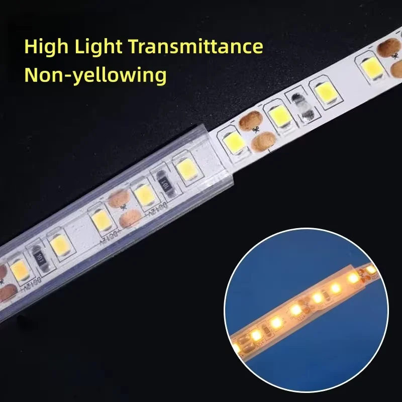 1-20m Transparent Silicon Tube Ip67 Waterproof Led Strip Light Sleeve 8/10/12mm with End Cap Fixing Clip for WS2811 WS2812B
1-20m Transparent Silicon Tube Ip67 Waterproof Led Strip Light Sleeve 8/10/12mm with End Cap Fixing Clip for WS2811 WS2812B
