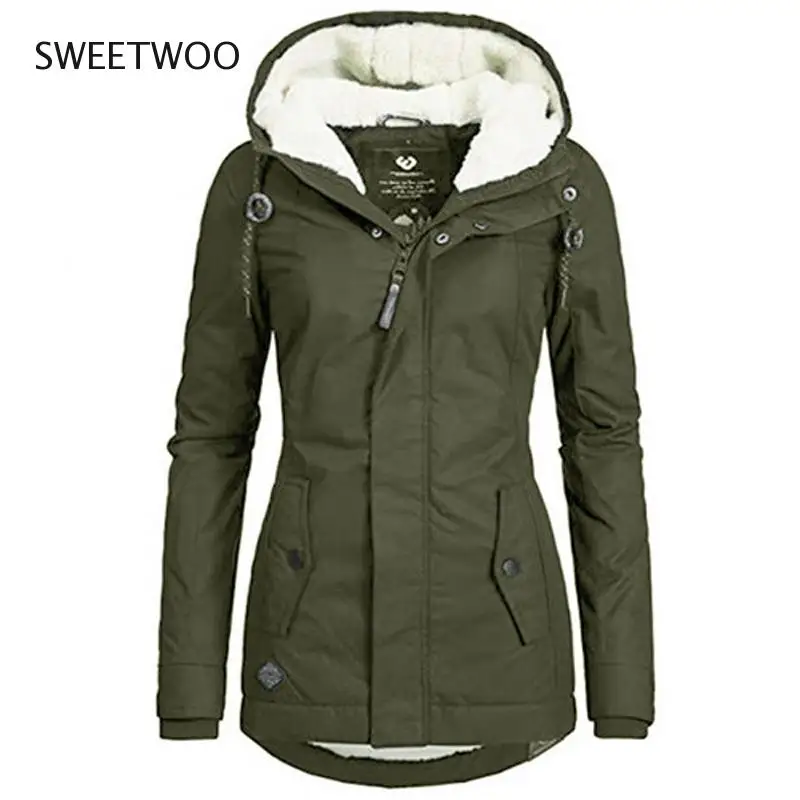 Cotton Padded Jacket Black Women Solid Hood Fur Warm Winter Coat S-4Xl Office Ladies Retro Causal Loose Parkas Outwear
Cotton Padded Jacket Black Women Solid Hood Fur Warm Winter Coat S-4Xl Office Ladies Retro Causal Loose Parkas Outwear