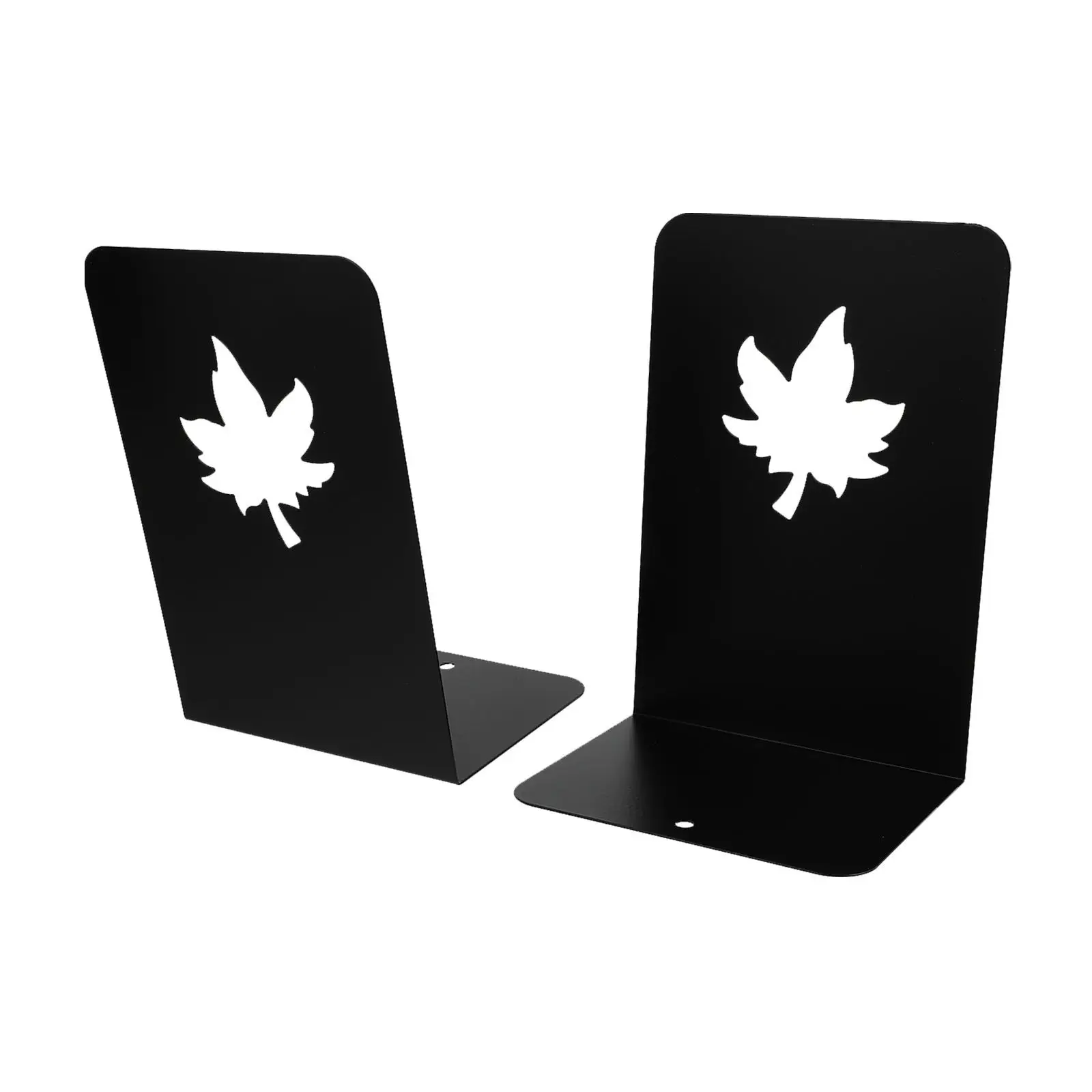 2Pcs Iron Metal Maple Leaf Bookends Heavy Duty Book Racks Desk Organizers Book Holders Office Desktop Storage Rack Black
2Pcs Iron Metal Maple Leaf Bookends Heavy Duty Book Racks Desk Organizers Book Holders Office Desktop Storage Rack Black