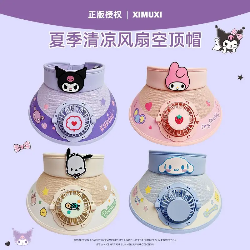 Children Cinnamoroll Anime Kawaii Sanrio Ins Sweet Fan Sunblock Hat Boys Girls Cute My Melody Sun Cap Lovely Gifts for Kids
Children Cinnamoroll Anime Kawaii Sanrio Ins Sweet Fan Sunblock Hat Boys Girls Cute My Melody Sun Cap Lovely Gifts for Kids