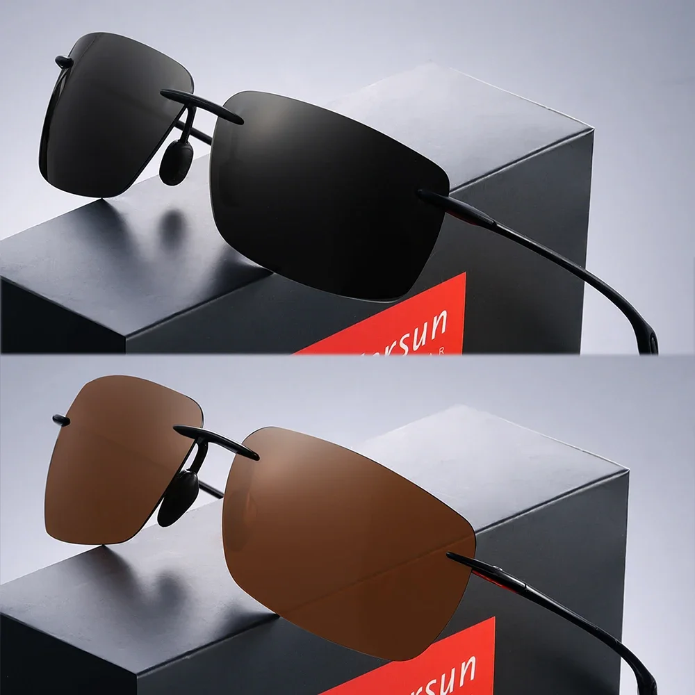 2 шт. солнцезащитные очки RIVIERSUN для мужчин и женщин, прямоугольные очки без оправы для вождения, модные повседневные поляризационные очки UV400, деловые модные очки
2 шт. солнцезащитные очки RIVIERSUN для мужчин и женщин, прямоугольные очки без оправы для вождения, модные повседневные поляризационные очки UV400, деловые модные очки