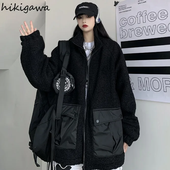Harajuku Oversized Women Jackets 2025 Ropa Mujer Streetwear Berber Fleece Thicked Outwear Warm Casual Fashion Coats Y2k Tops
Harajuku Oversized Women Jackets 2025 Ropa Mujer Streetwear Berber Fleece Thicked Outwear Warm Casual Fashion Coats Y2k Tops