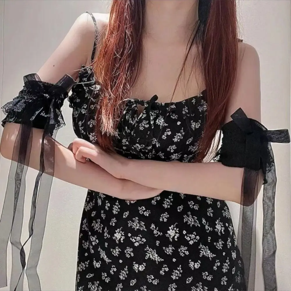 Fashion Lace Lolita Arm Sleeve Bow Knot Elastic Ruffled Fake Sleeves Cuffs Versatile Detachable Wrist Cuffs Anime Convention
Fashion Lace Lolita Arm Sleeve Bow Knot Elastic Ruffled Fake Sleeves Cuffs Versatile Detachable Wrist Cuffs Anime Convention