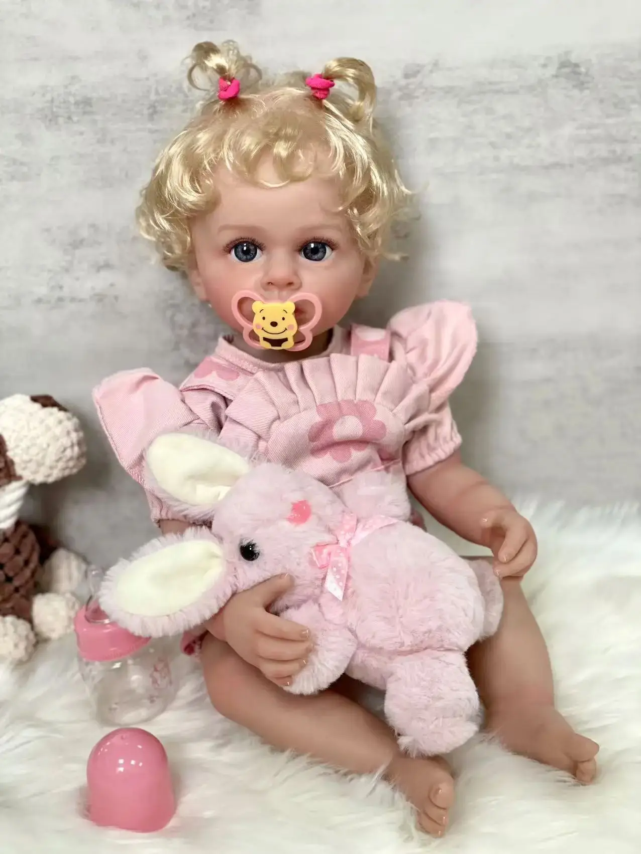 Cokela 22inch/55cm Newborn Baby Doll Reborn Soft Reborn Baby Doll 3D Skin with Visible Veins Handmade Fashion Doll
Cokela 22inch/55cm Newborn Baby Doll Reborn Soft Reborn Baby Doll 3D Skin with Visible Veins Handmade Fashion Doll