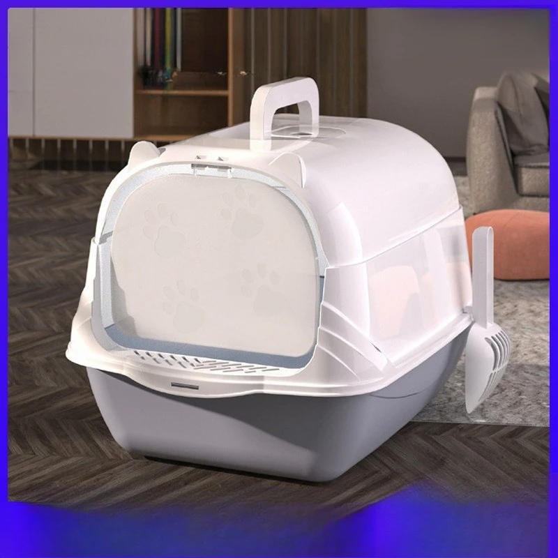PP Extra Large Cat Litter Box Large Fully & Semi Enclosed 2-in-1 Flip Top Anti-Splash Odor-Isolating Cat Supplies
PP Extra Large Cat Litter Box Large Fully & Semi Enclosed 2-in-1 Flip Top Anti-Splash Odor-Isolating Cat Supplies