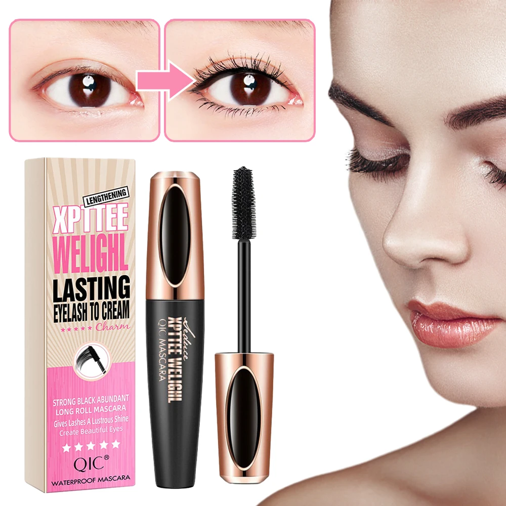 Mascara Eyeliner Lengthens Eyelashes Extension Black Silk Fiber Mascara Female Waterproof Anti-sweat Mascara Cosmetic Makeup
Mascara Eyeliner Lengthens Eyelashes Extension Black Silk Fiber Mascara Female Waterproof Anti-sweat Mascara Cosmetic Makeup