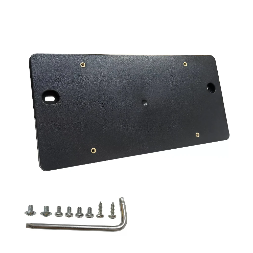 Vehicle Number Plate Fix Rear License Plate Bracket For Broken Bracket Replacement Weather Resistant Design Black
Vehicle Number Plate Fix Rear License Plate Bracket For Broken Bracket Replacement Weather Resistant Design Black