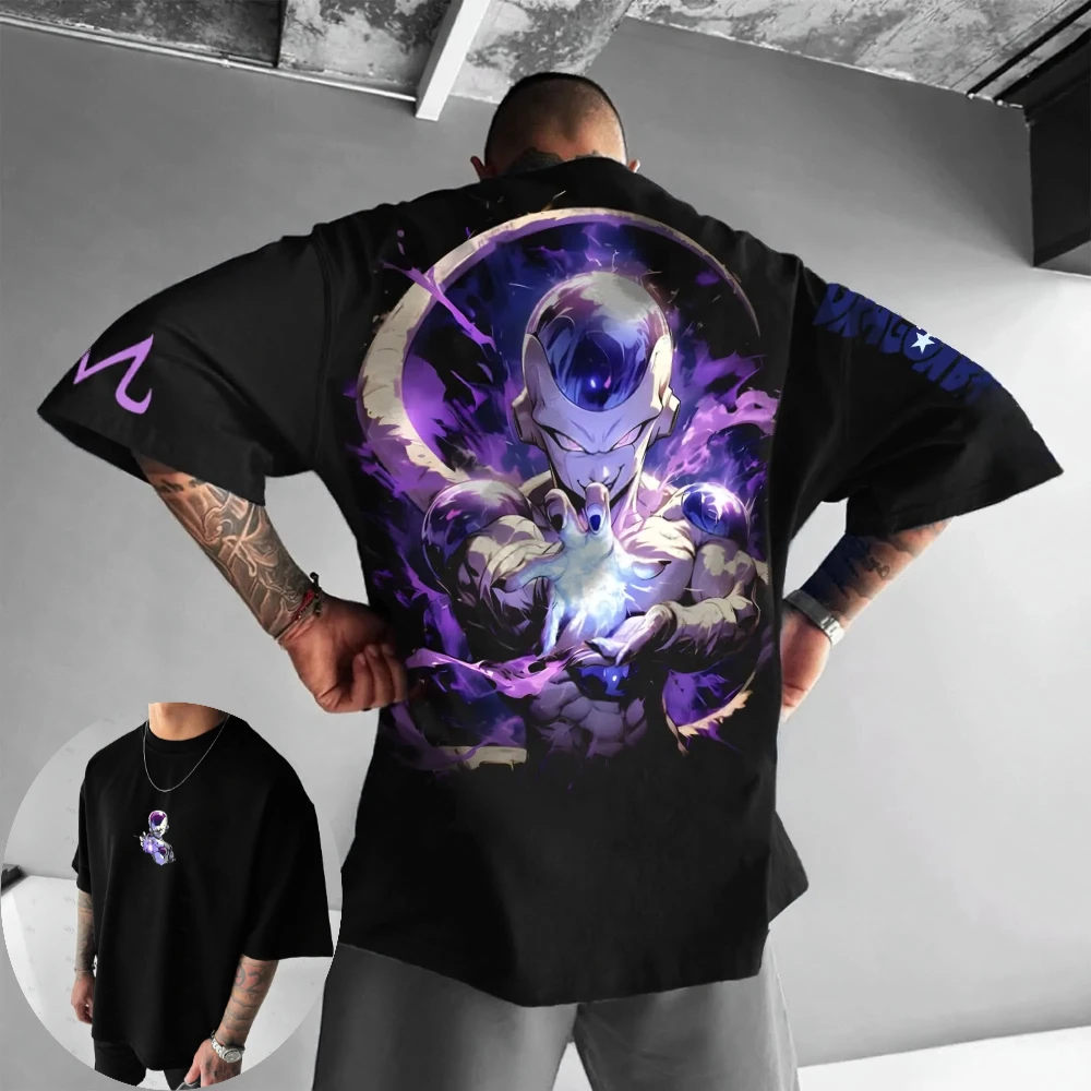 Dragon Ball Men's and Women's T-shirt Frieza Anime Brand Design Sense Tee Summer Spring Boy's Short Sleeves Parent-child Outfits
Dragon Ball Men's and Women's T-shirt Frieza Anime Brand Design Sense Tee Summer Spring Boy's Short Sleeves Parent-child Outfits